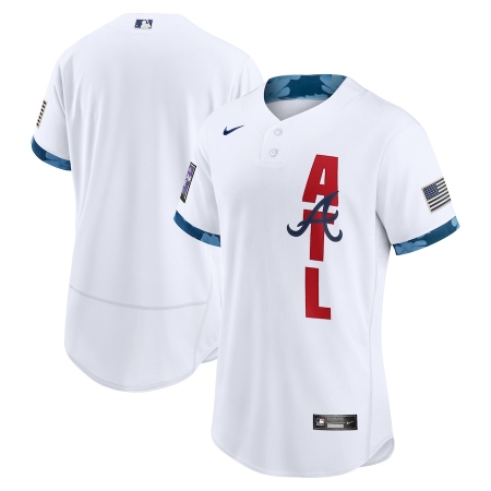 Men's Atlanta Braves Blank Nike White 2021 MLB All-Star Game Authentic Jersey